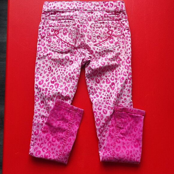 Place jeggings animal print pink girls' size 10 - Picture 3 of 8